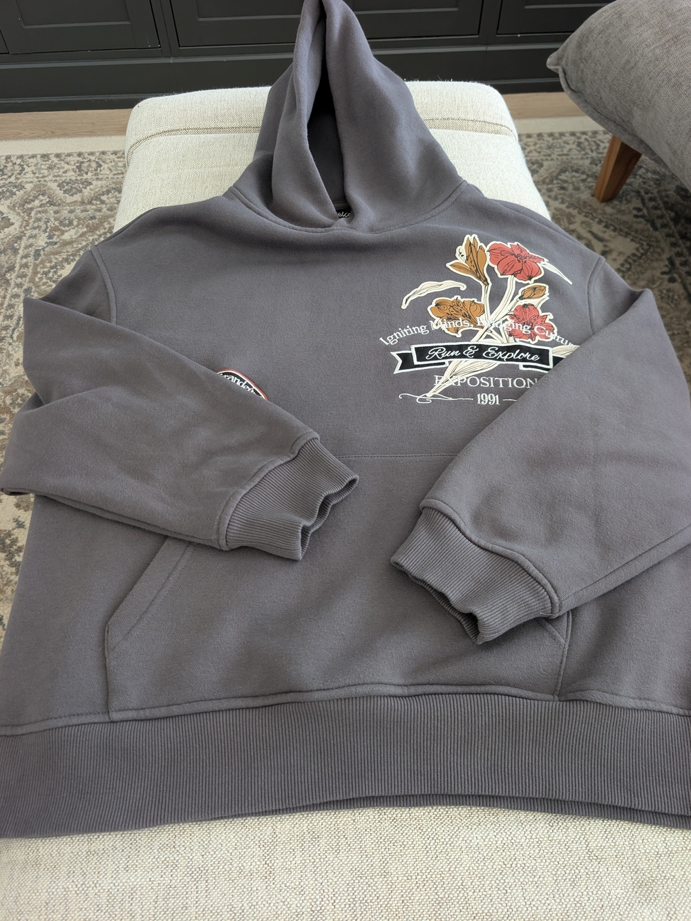 Smoke Rise Run & Explore Grandeur Clubhouse Hoodie Size L - Picture 7 of 11